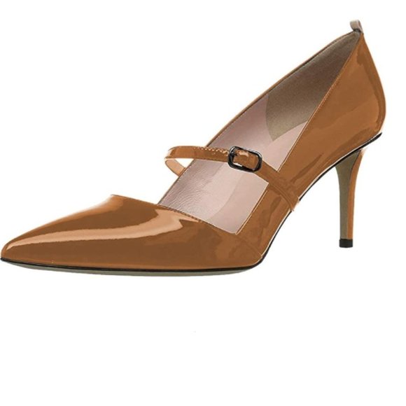 Shoes - YDN Pointy Toe High Heels Mary Jane Party Shoes